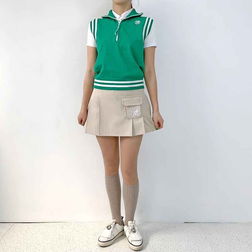 カーゴポケット付きロゴプリーツ ゴルフスカート | Festa Golf