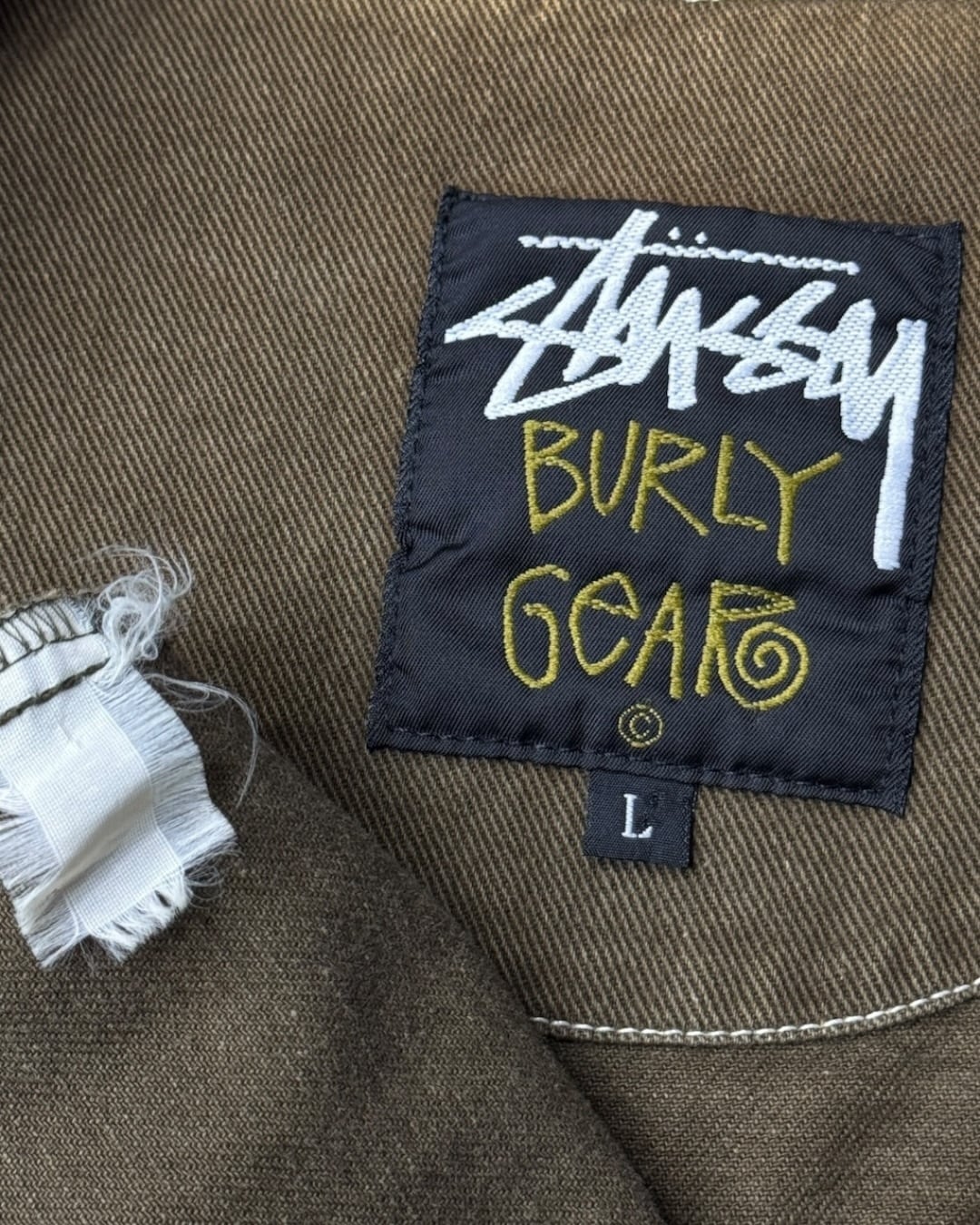 Special!!】 80's~90's old stussy KING SIZE Cotton Jacket “黒タグ