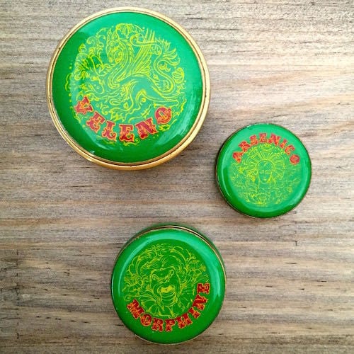 Green "Poison Boxes" 3pcs Set