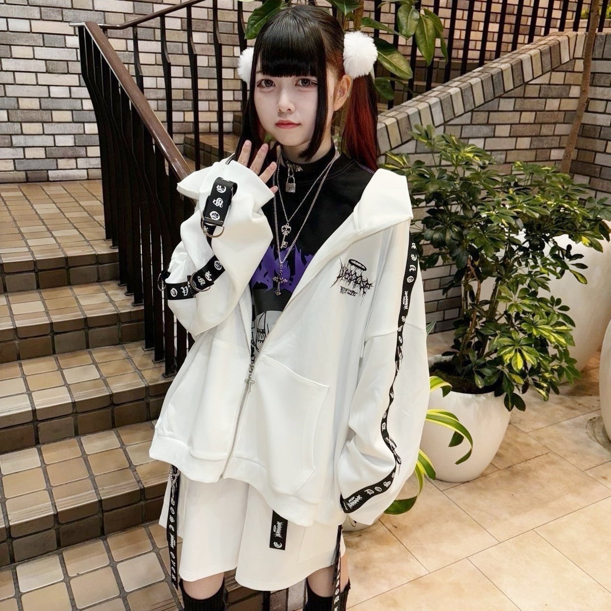 メンズでも着用できる🌟 セーラージャージセットアップ！  #amilige#newarrivals#genderless#harajuku#ootd#code#fashion#instagood#隠しきれないヲタク  #地雷女#アパレル定員#アミリージュ#病みかわいい#地雷#病み#量産型#メンヘラ#中性さんと繋がりたい #原宿 ... みみ様専用　アノネオーバージャージセットアップ