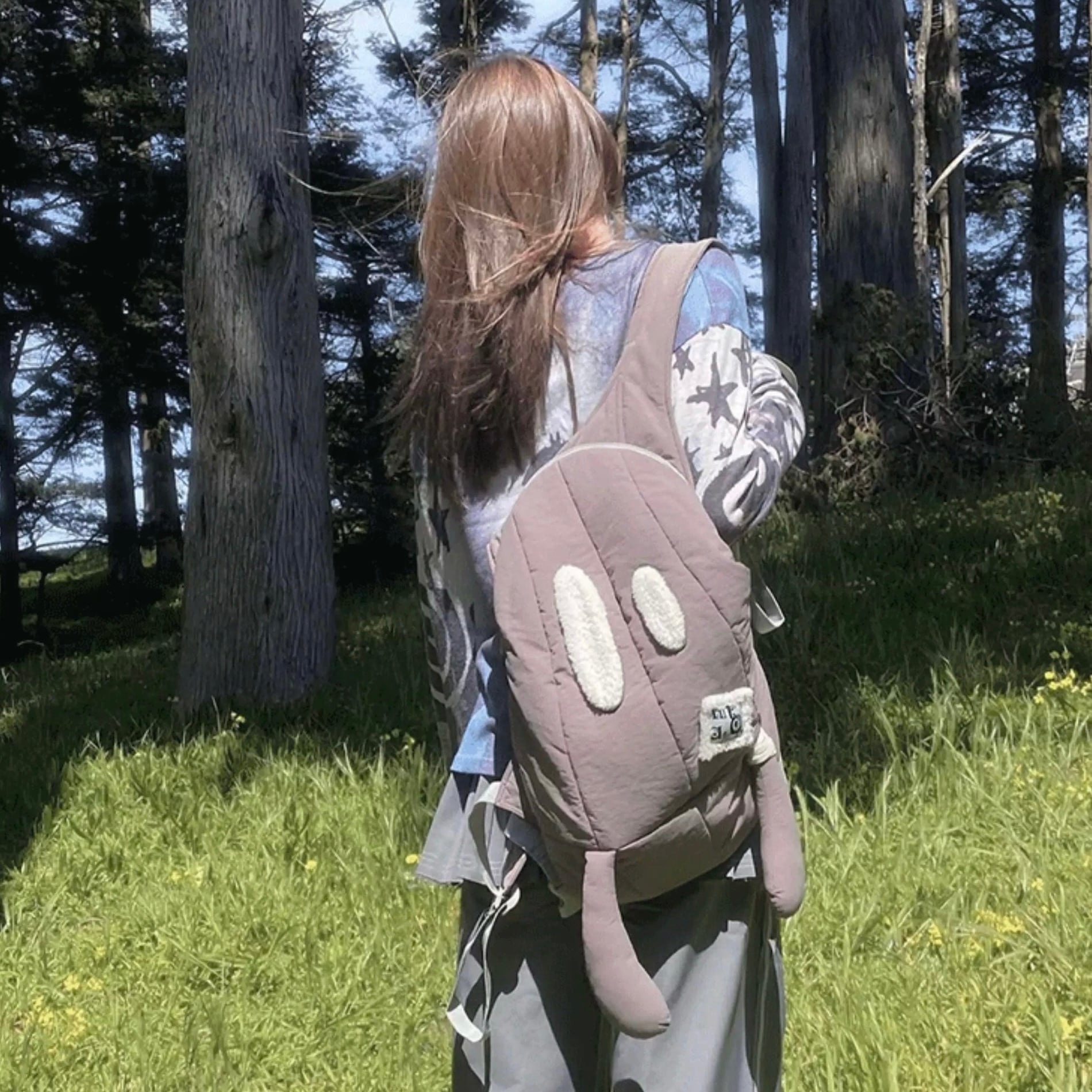 nit alcove] Cotton-filled dual-shoulder backpack | BYORI