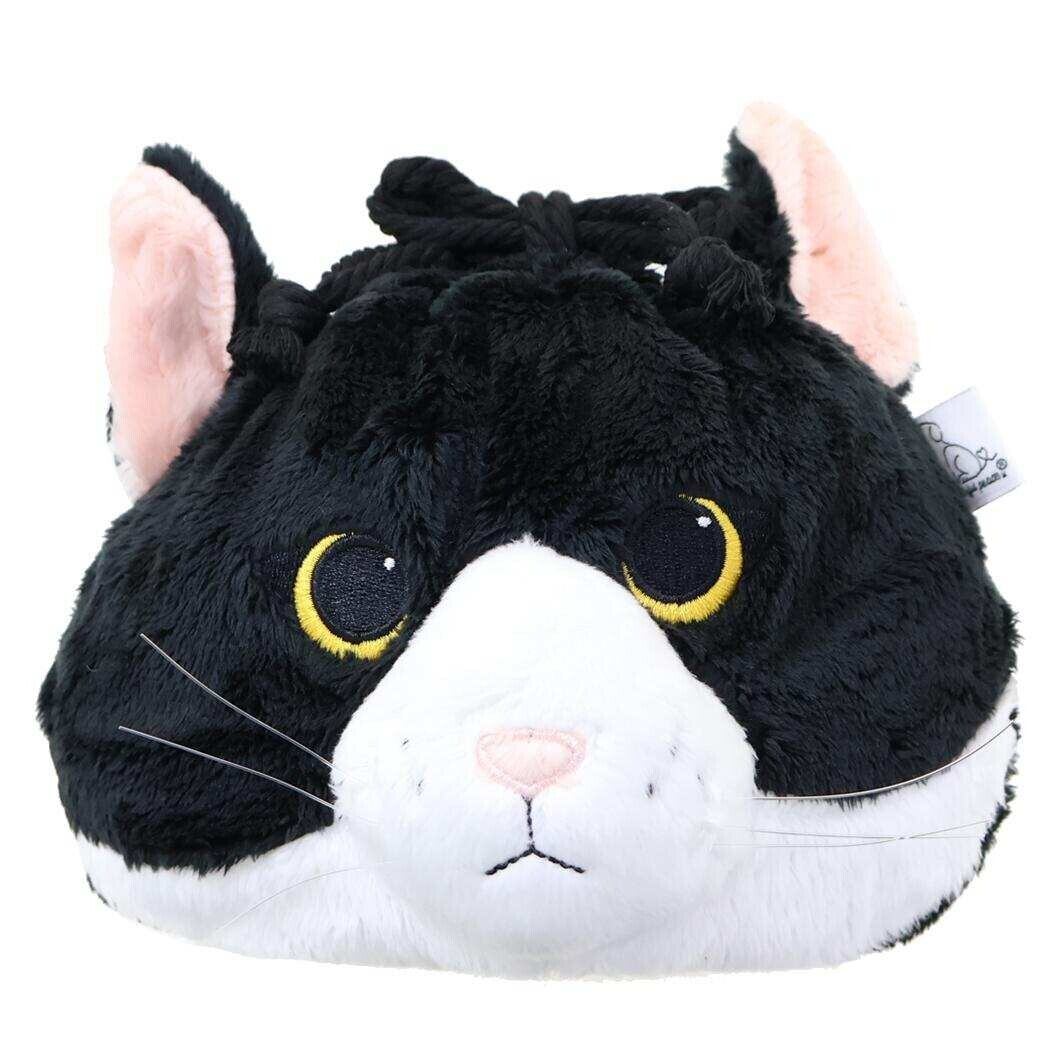 猫ポーチ(ニャンタマ)ハチワレ | マスノヤ衣料品店・マスノヤ猫雑貨店