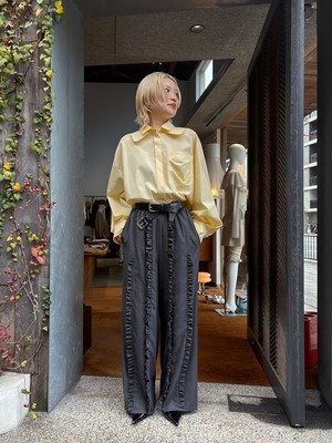 【26SS】ENFOLD エンフォルド / フリルパンツ / FRILL TROUSERS