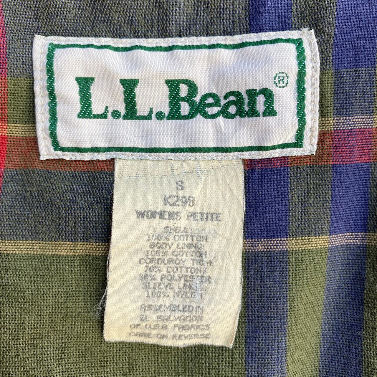 L.L.Bean エルエルビーン ダック地 コーデュロイ襟 ハンティング
