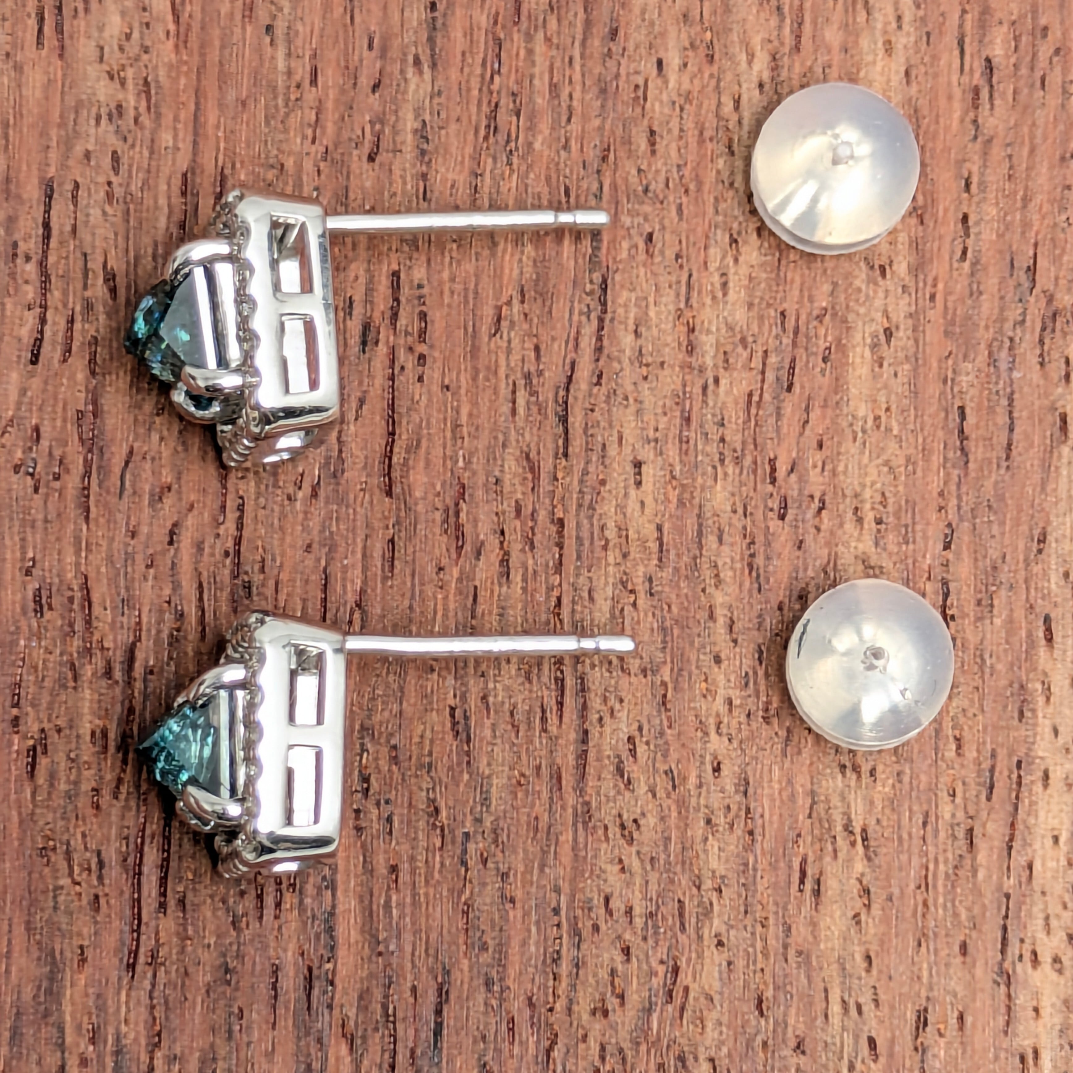 K18WG/K14WGトリートブルーダイヤピアス 【PRO208939】 | CollectJewel