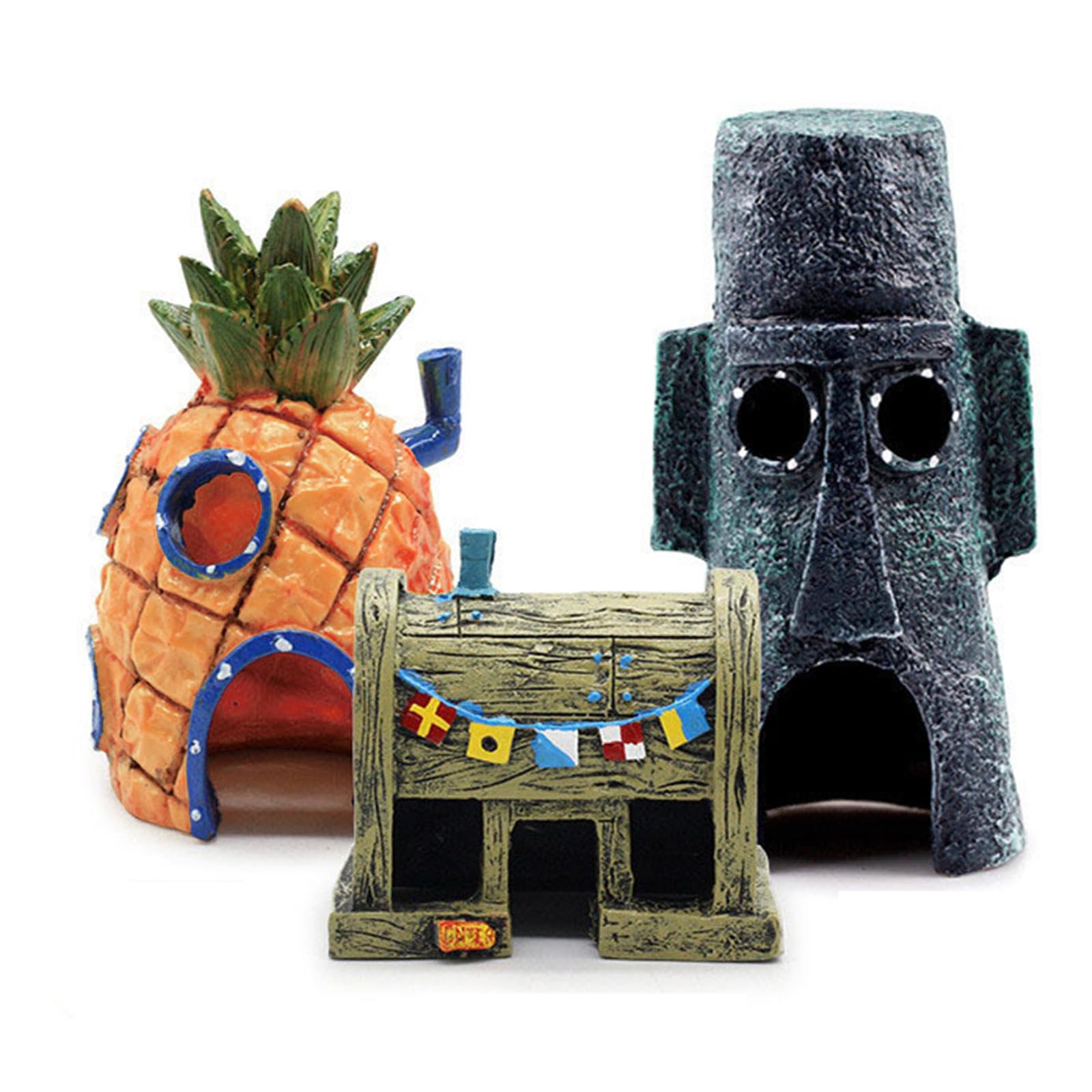 在庫限り】アクアリウム 割れた壺 壷 ツボ オブジェ 水槽 置物