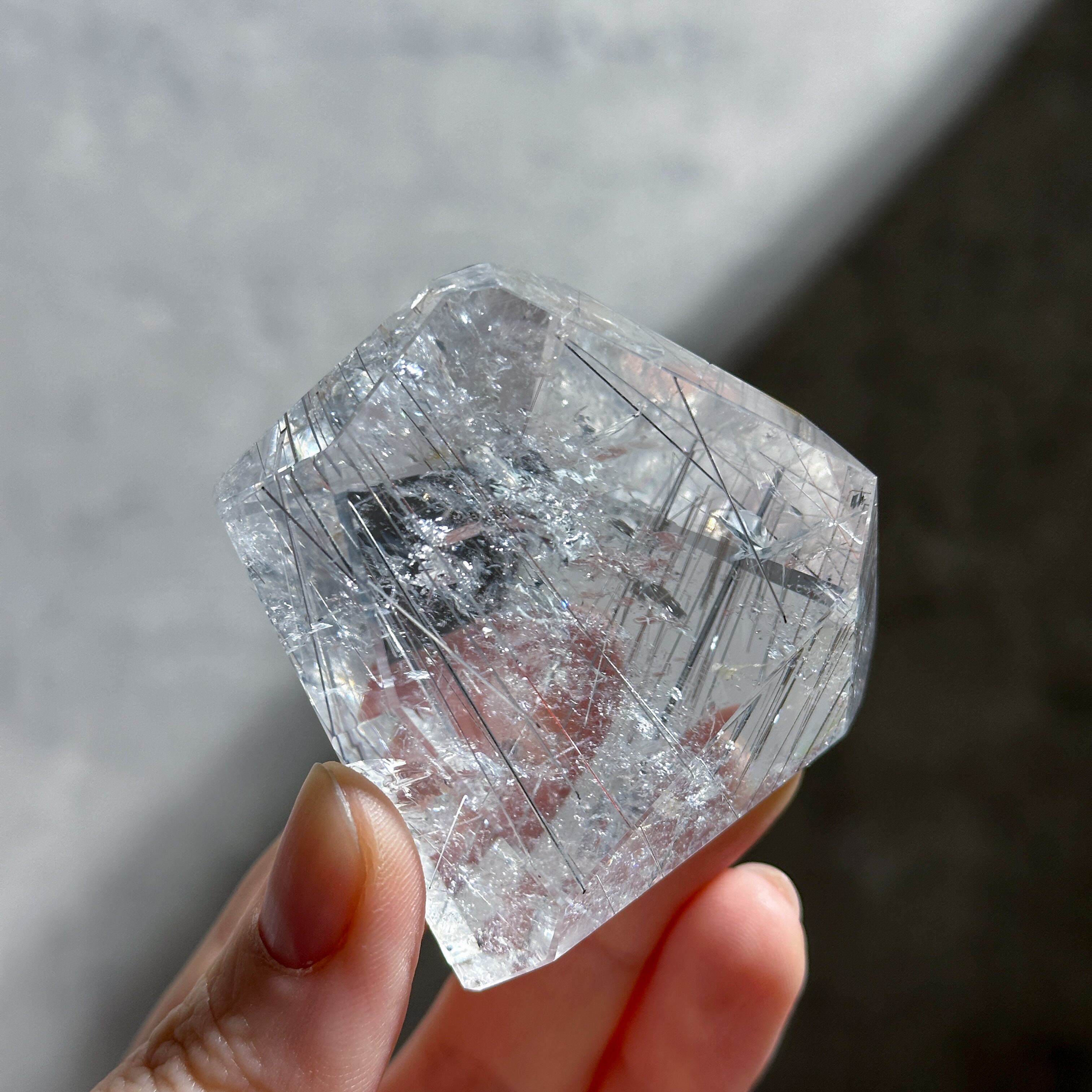 透明感◎ミナスジェライス産ルチルインクォーツ フリーフォーム55◇ Rutile in Quartz◇天然石・鉱物・パワーストーン