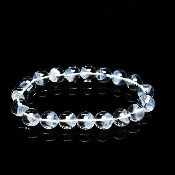 ホワイトファントム ブレスレット 10mm ファントムクォーツ 一点物 メール便可 [M便 1/10] 111-21300