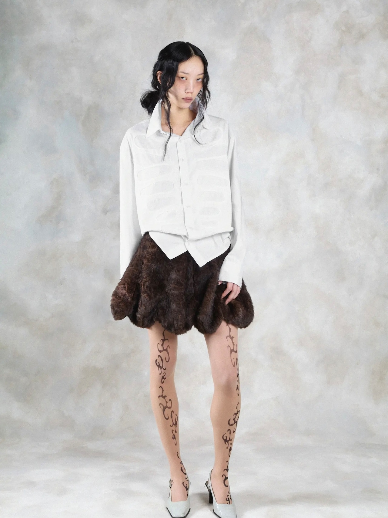 【26SS | WOMEN】AVAVAV アヴァヴァヴ / シャツ / Caging Embroidery Shirt　F26-SHT-1404 - 3