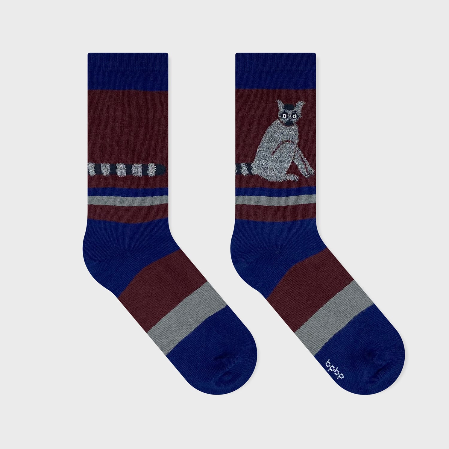 松尾ミユキ】SOCKS LEMUR ワオキツネザル ソックス | bpbp