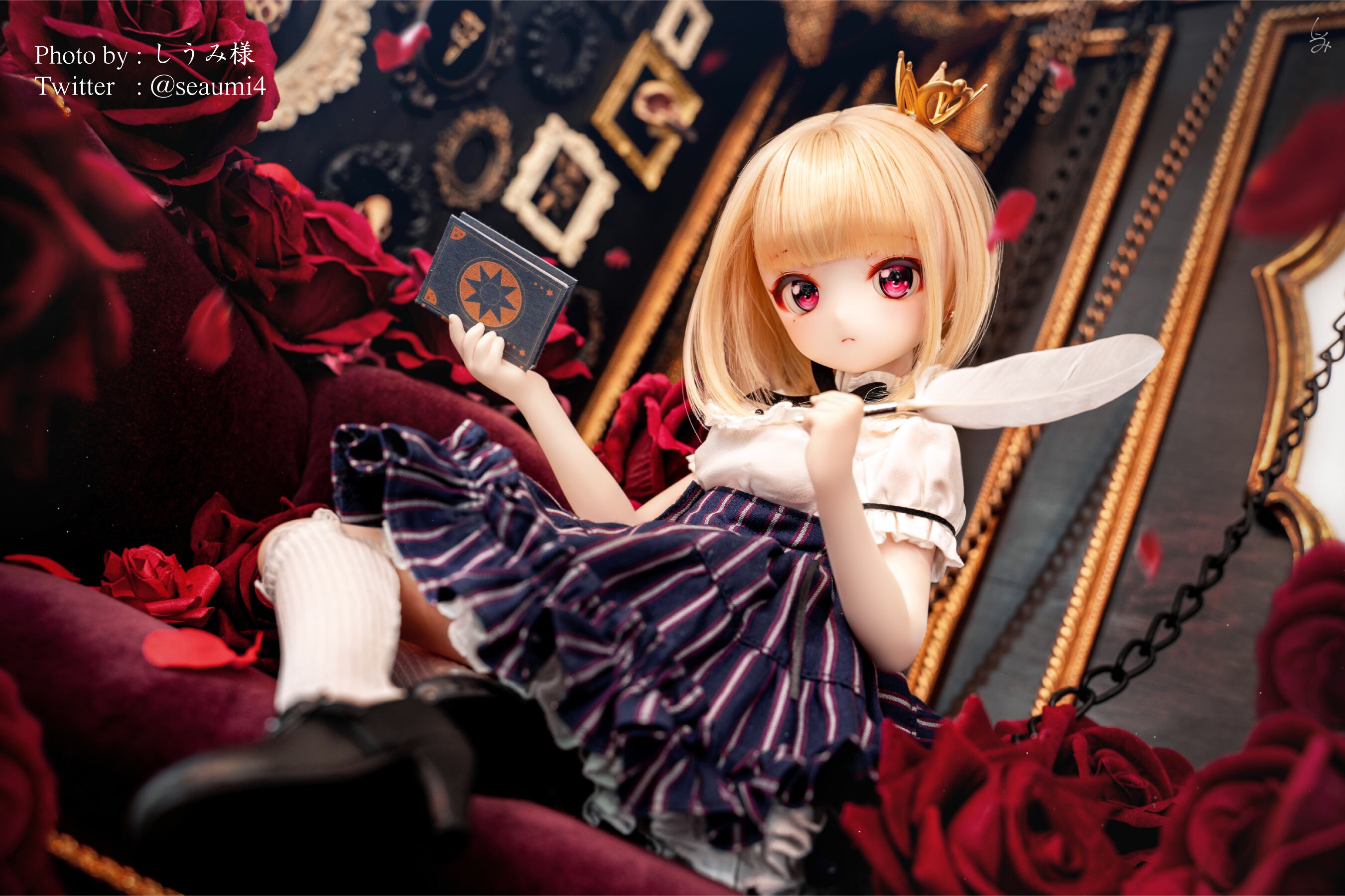 MDD対応OF【はじめてのおしゃまセット（ブラックリボン）】 MDD Outfit