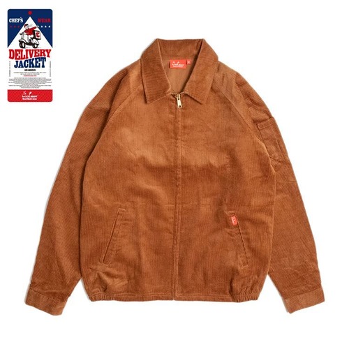 COOKMAN (クックマン)Delivery Jacket 「Corduroy」 brown デリバリージャケット　コーデュロイ　ブラウン　 231-03438