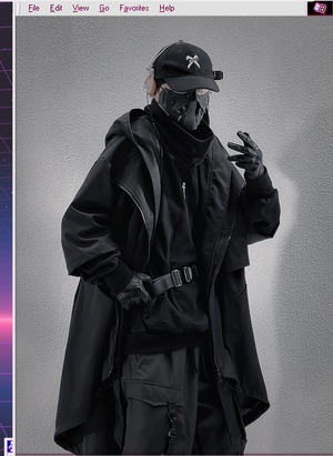 JIYEIND ミッドスリーブ フード付きジャケット