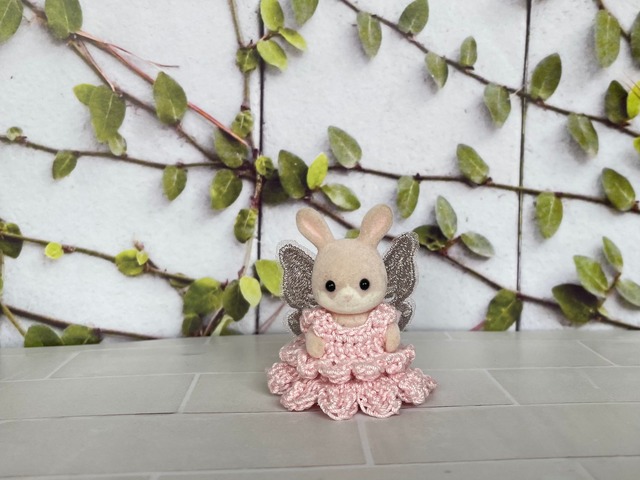 妖精風ワンピース みつごサイズ Twinkletwinkle 妖精風ワンピース みつごサイズ Twinkletwinkle