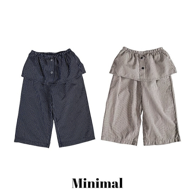 【取寄】minimal|ray skort|レイスカートパンツ|S-JM|kids&jr|26 autumn