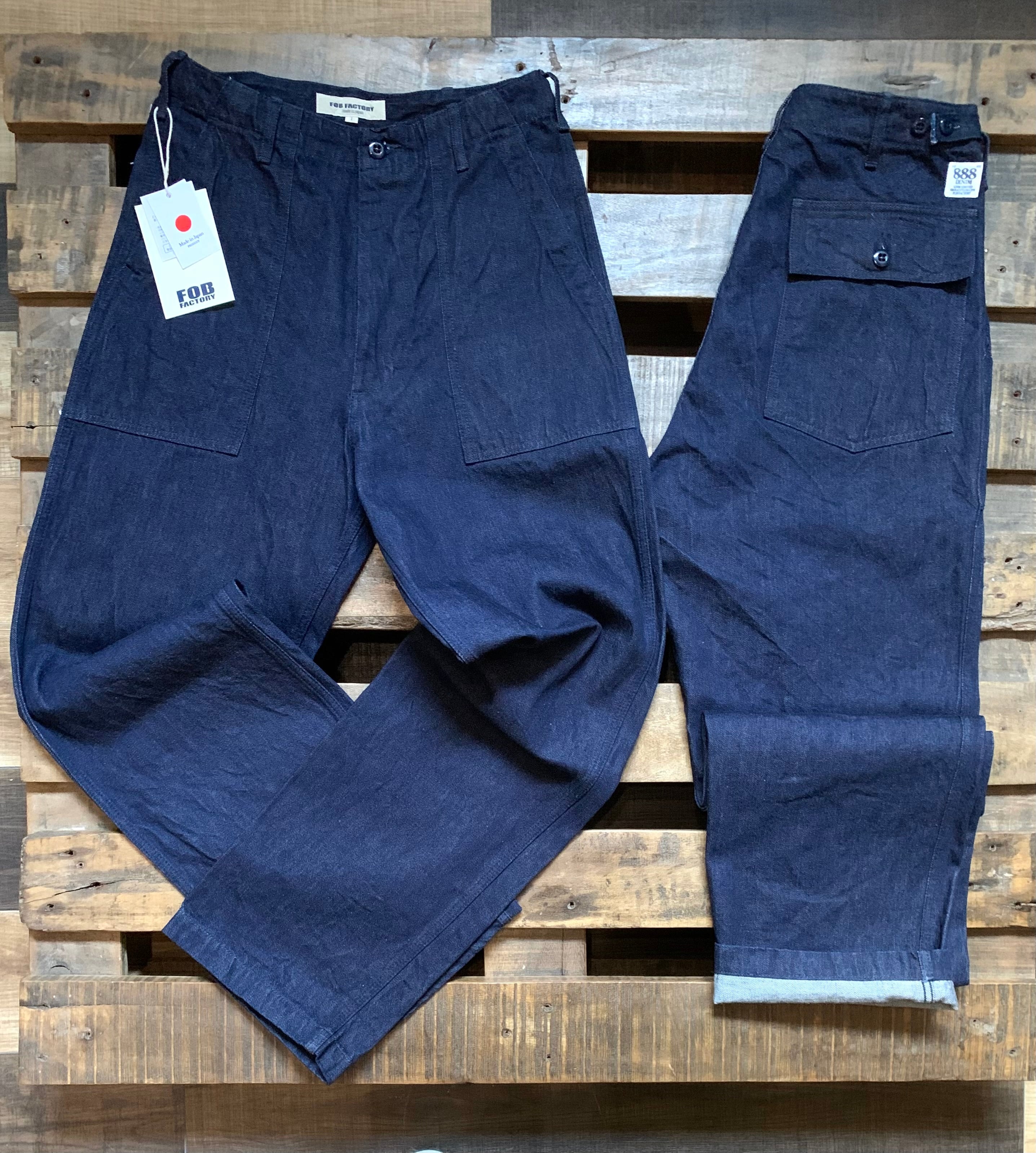 NULLUS AW25 Vintage Blue Arrows Pocket Jeans | Pay ID
