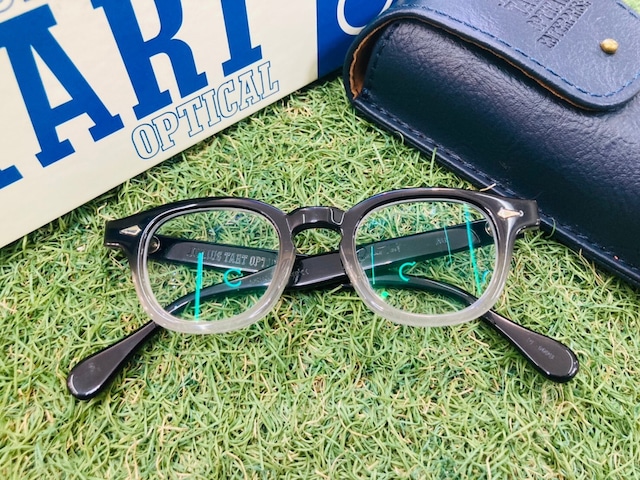 JULIUS TART OPTICAL AR PL-009B 42-22 BLACK CLEAR FADE 092495