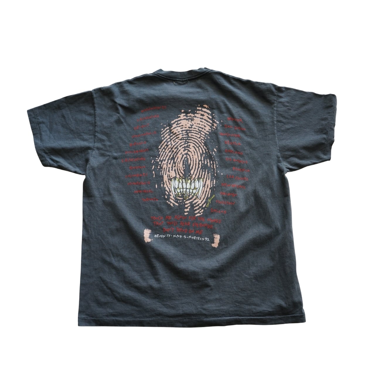 Metallica メタリカ Don't Tread On Me 両面プリントTシャツ 1991