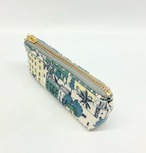 印鑑ポーチ　ミニポーチ　黒猫の散歩｜とりさん工房ーかわいいハンドメイドポーチ