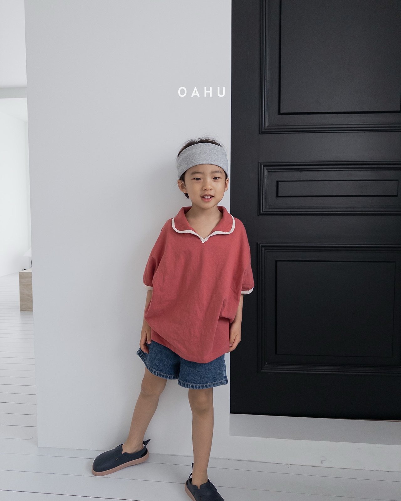 [OAHU] Brick collar shirt / [오아후] 브릭카라티