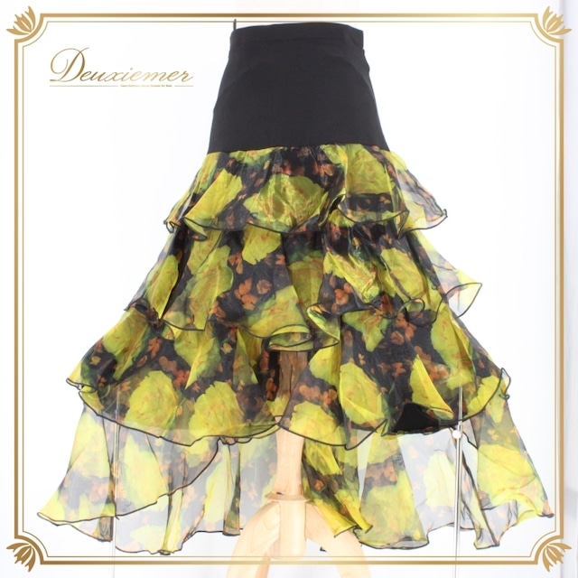 社交ダンス 衣装 スタンダード スカート レッスンウェア 黄色 黒 ブラック系 イエロー系 Leirena レイリーナ 花柄 フリル 練習着 フレアスカート 透け感 おしゃれ ダンスウェア フリルスカート レディース パーティー用 練習用 スポーツウェア カジュアル 普段使い 体型カバー 伸縮性 柔らかい 春夏 秋冬 デザインスカート 社交ダンス 衣装 スタンダード スカート レッスンウェア 黄色 黒 ブラック系 イエロー系 Leirena レイリーナ 花柄 フリル 練習着 フレアスカート 透け感 おしゃれ ダンスウェア フリルスカート レディース パーティー用 練習用 スポーツウェア カジュアル 普段使い 体型カバー 伸縮性 柔らかい 春夏 秋冬 デザインスカート