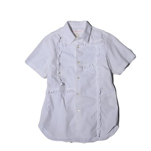 comme des garçons shirt　made in france  frill shirt