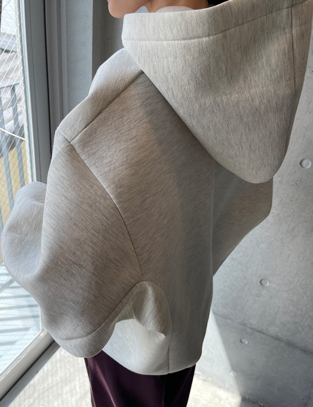 【25aw】Neoprene Parka_OatBeige