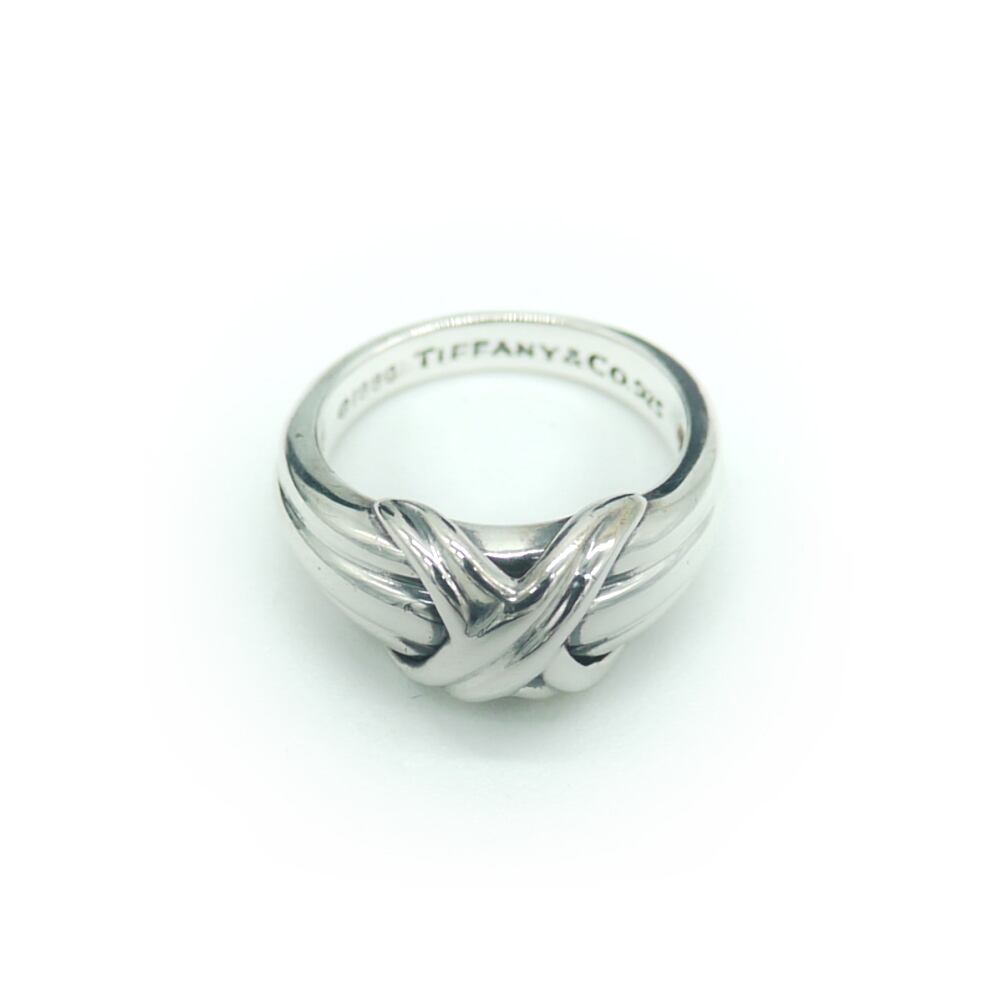 TIFFANY & Co. ティファニー シグネチャードリング 指輪　シルバー925 8号 Y02410
