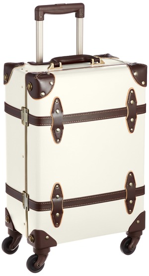 【在庫処分】[シフレ] トランクスーツケース EUR3054 トランクキャリー ユーラシアトランク 26L 55 cm 3.3kg Sサイズ：アイボリー/ブラウン