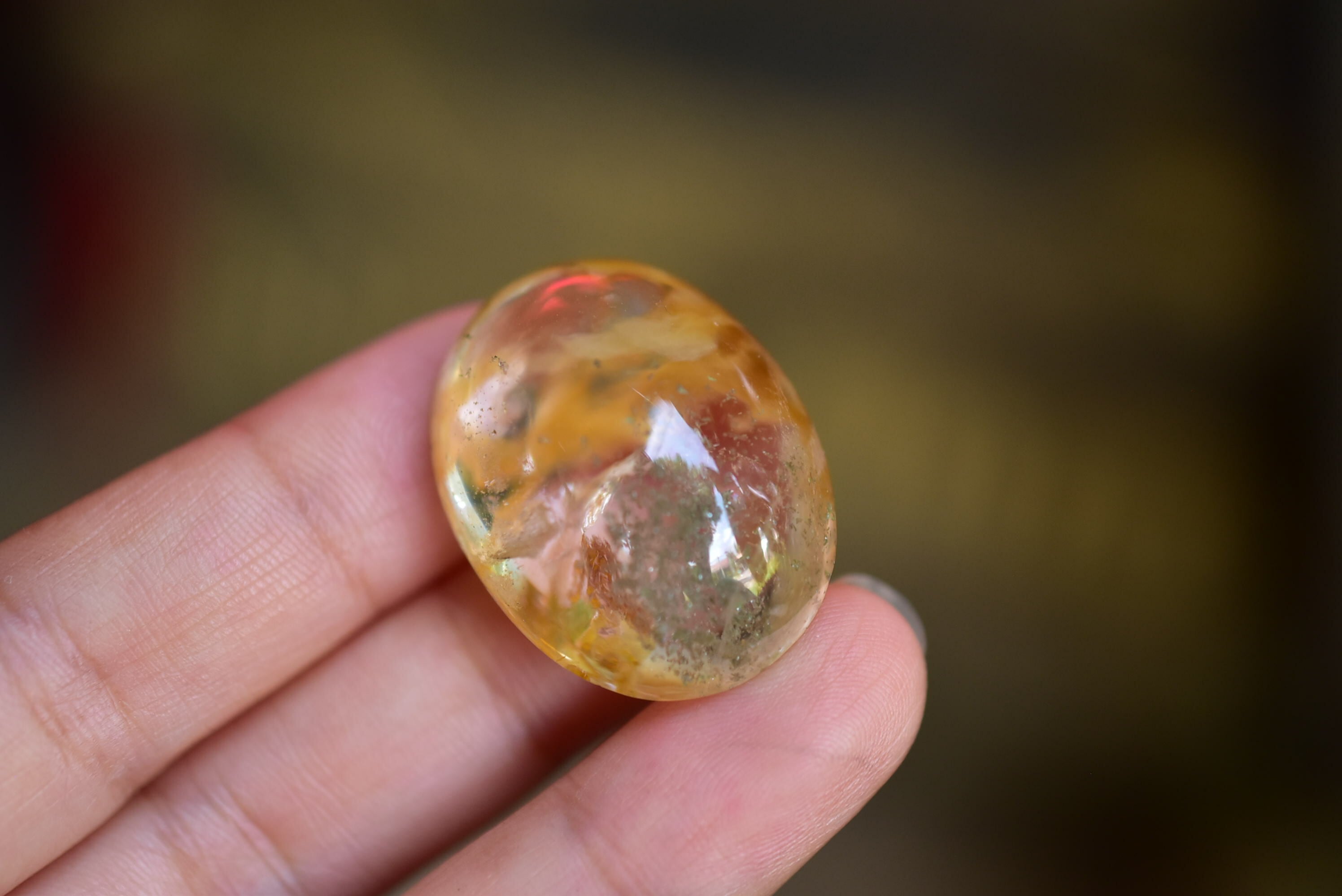 コレクションに！ライモナイトとガーデンクォーツの共生　スモーキー　D102 雲とクローライト☆ライモナイト☆ガーデンクォーツ s334 | Funky