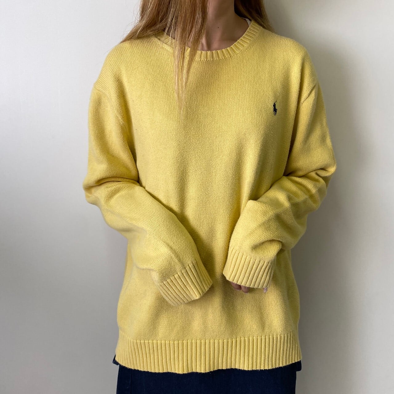 Polo Ralph Lauren ポロ ラルフローレン クルーネック コットンニット 