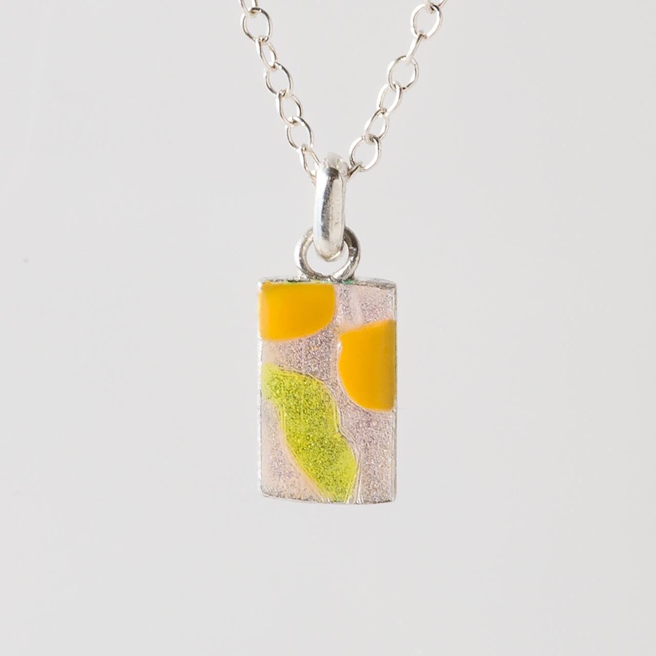 UNIQUE orange & yellow - necklace -