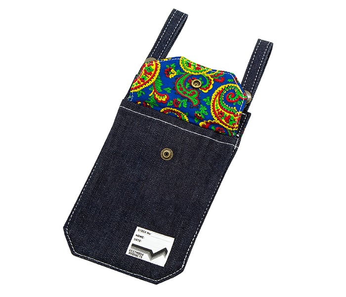 EDITMODE PRODUCTS / DENIM POUCH （デニムポーチ）ペイズリー