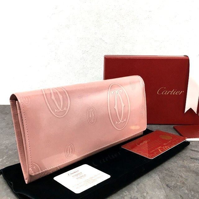 極美品 Cartier カルティエ ハッピーバースデー 折り 財布 二つ折り