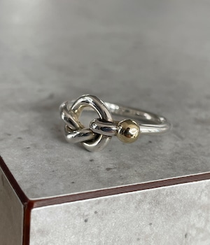 VINTAGE 90's TIFFANY&CO LOVE KNOT RING -18K-