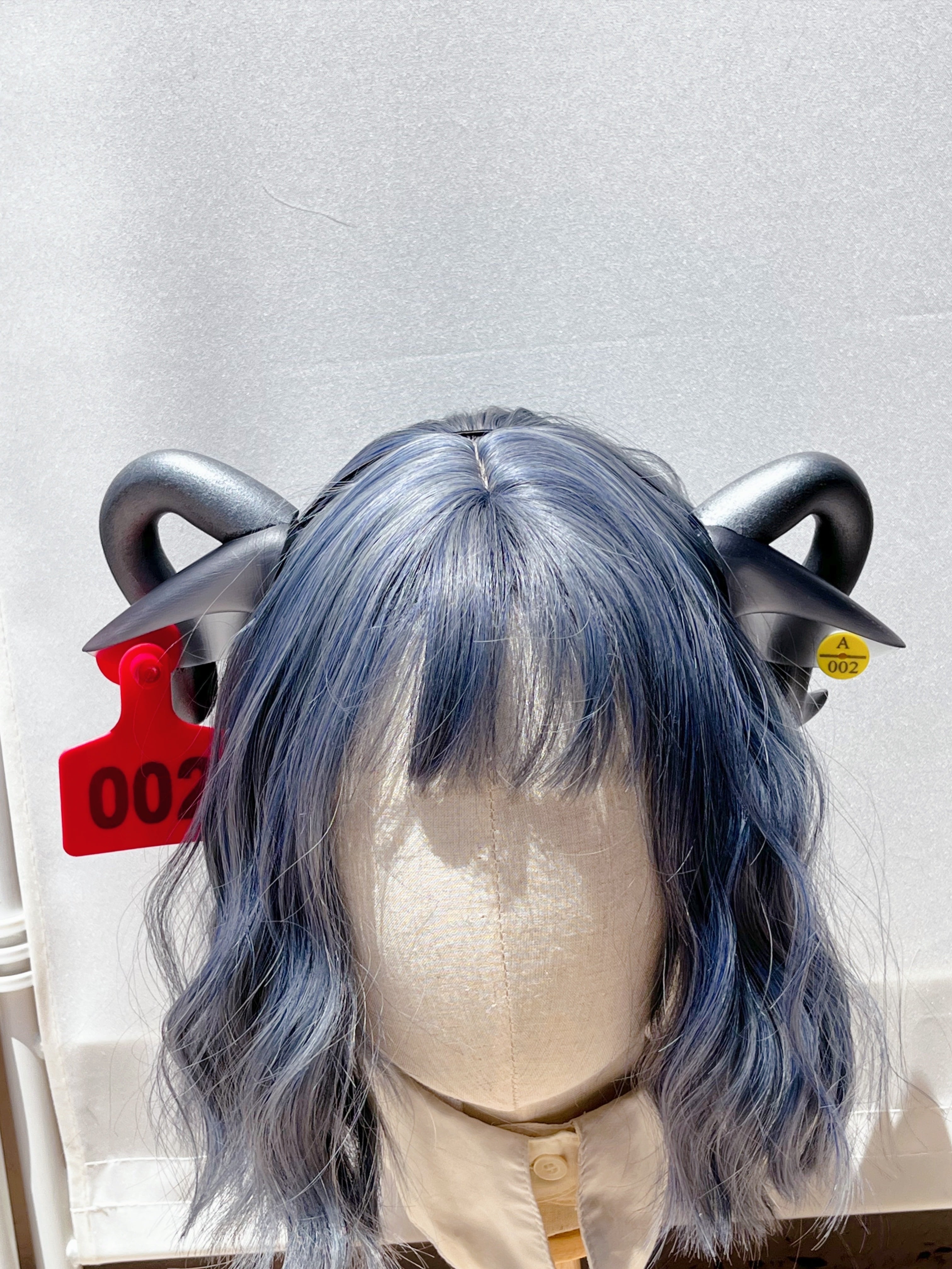 天使の羽カチューシャ 赤い羽×銀の輪 | ririco:ramu