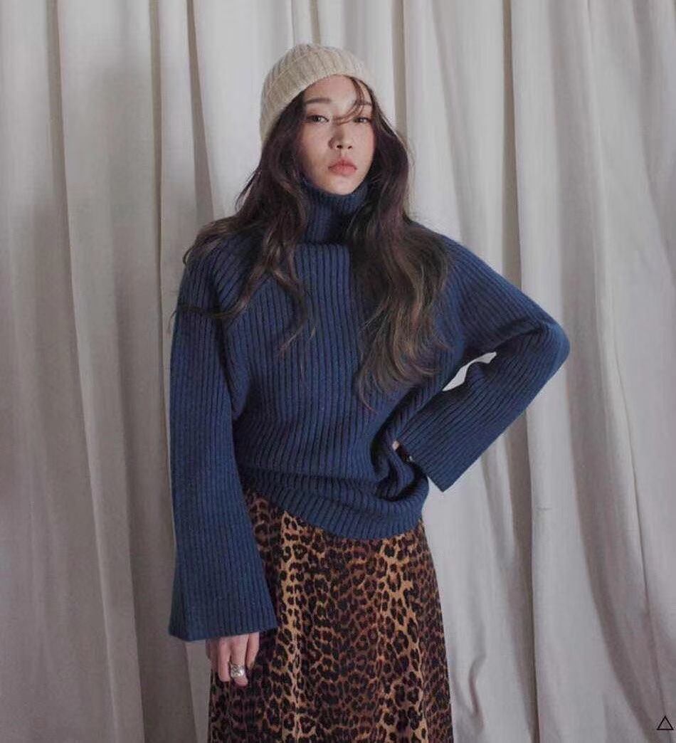 ルーズタートルニット　AJ1079-2326