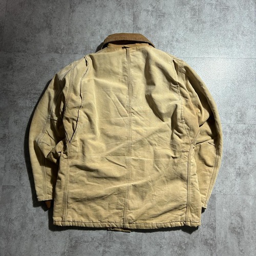 80-90s 星タグ USA製 carhartt ブラウン トラディショナルジャケット L 詳細写真2