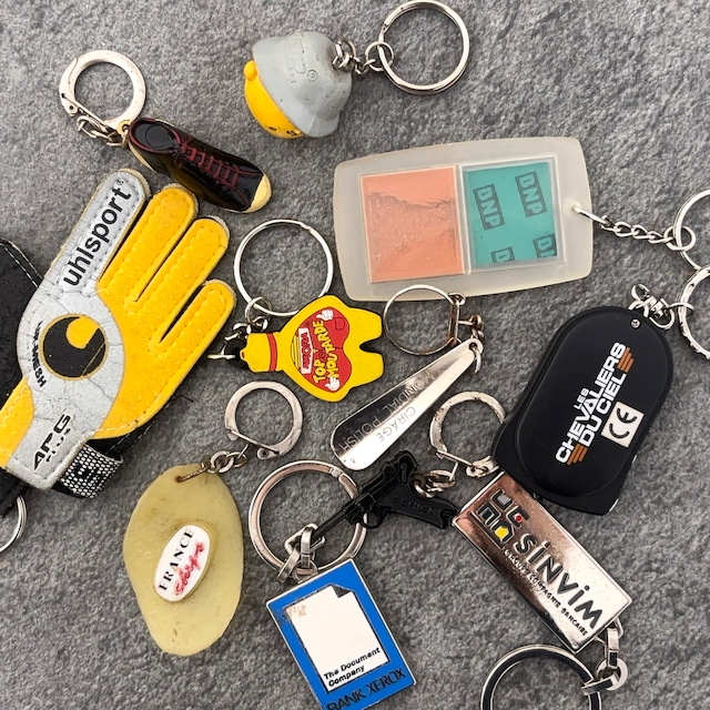 10個  フレンチ キーホルダー フランス 雑貨 ヴィンテージ  2410021-10
