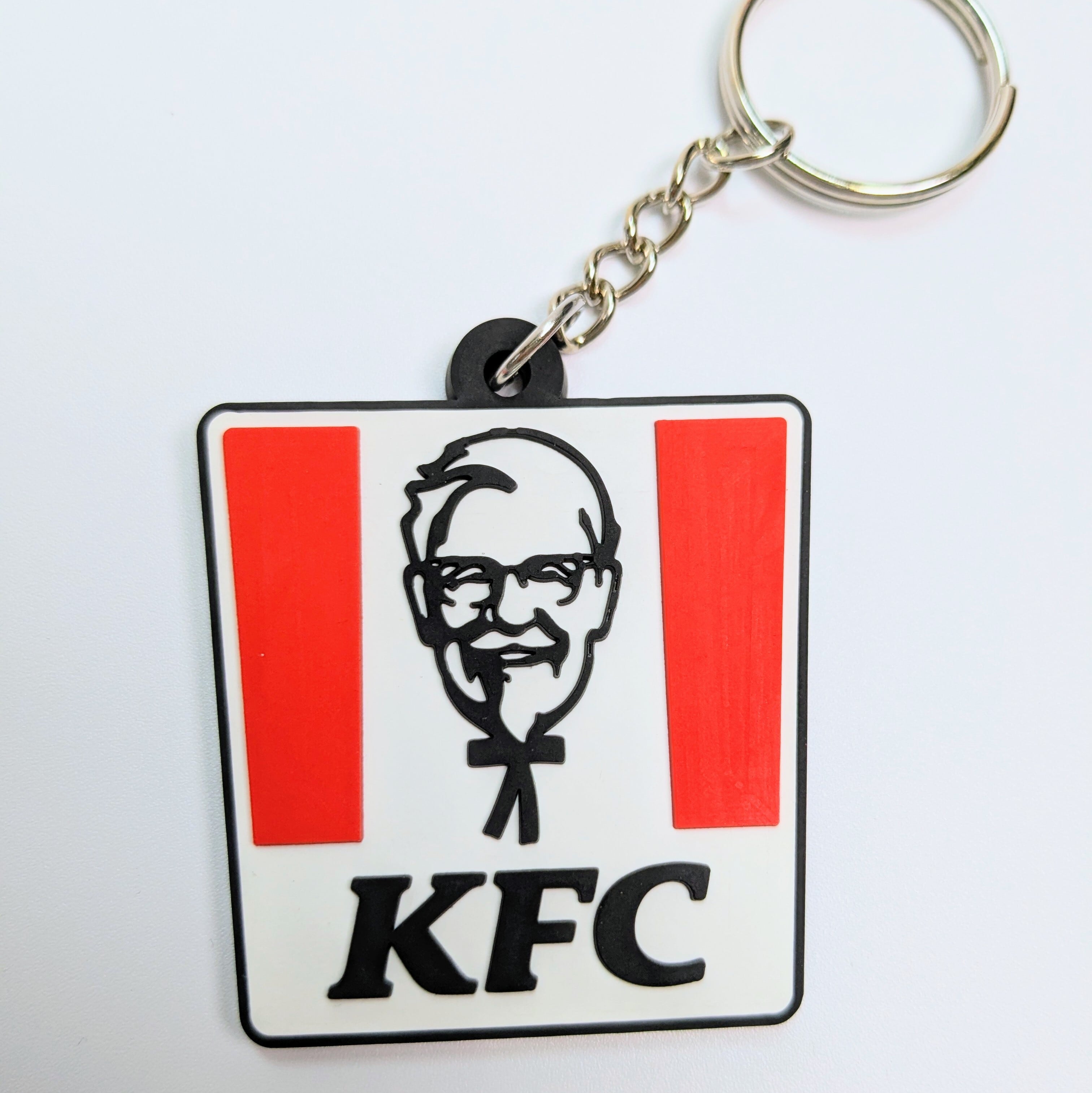 送料無料！ ★ラバーキーホルダー★ 〘663〙【KFC（ケンタッキーフライドチキン）】 〚アメリカン雑貨 アメトイ〛