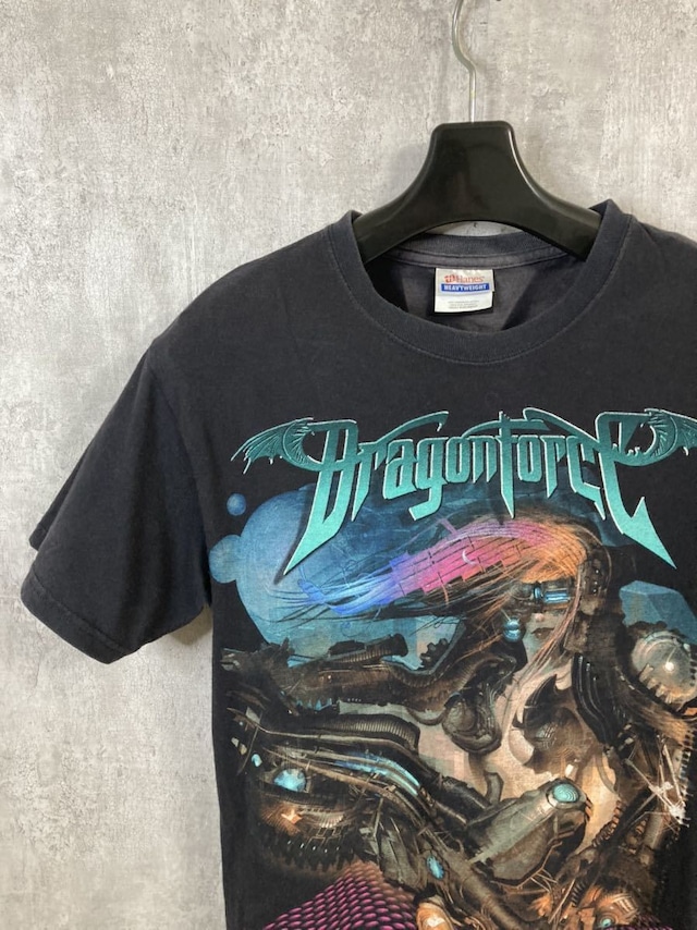 3792 Dragonforce パワーメタル バンドTシャツ SF 女性 S