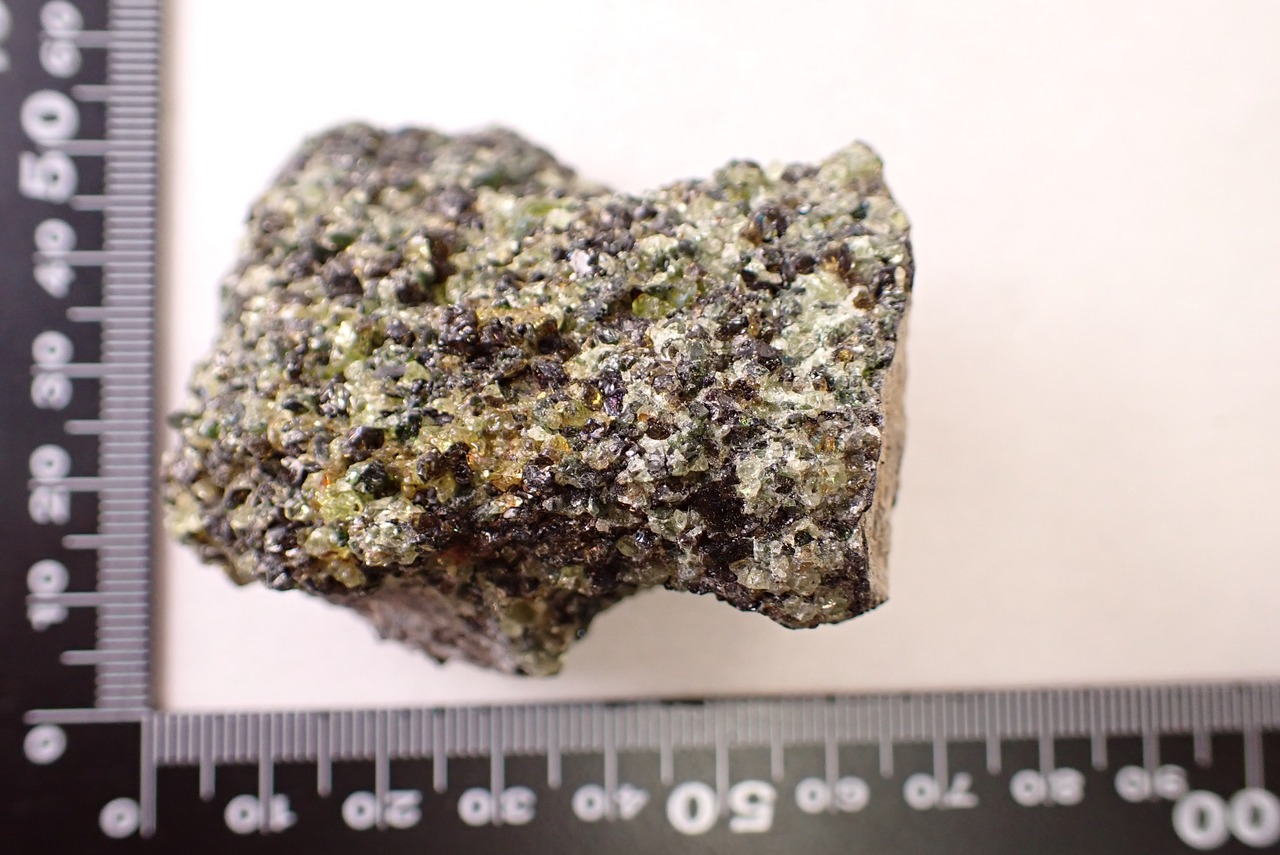 【標本】母岩付ペリドット　140.99g　[D4-12]