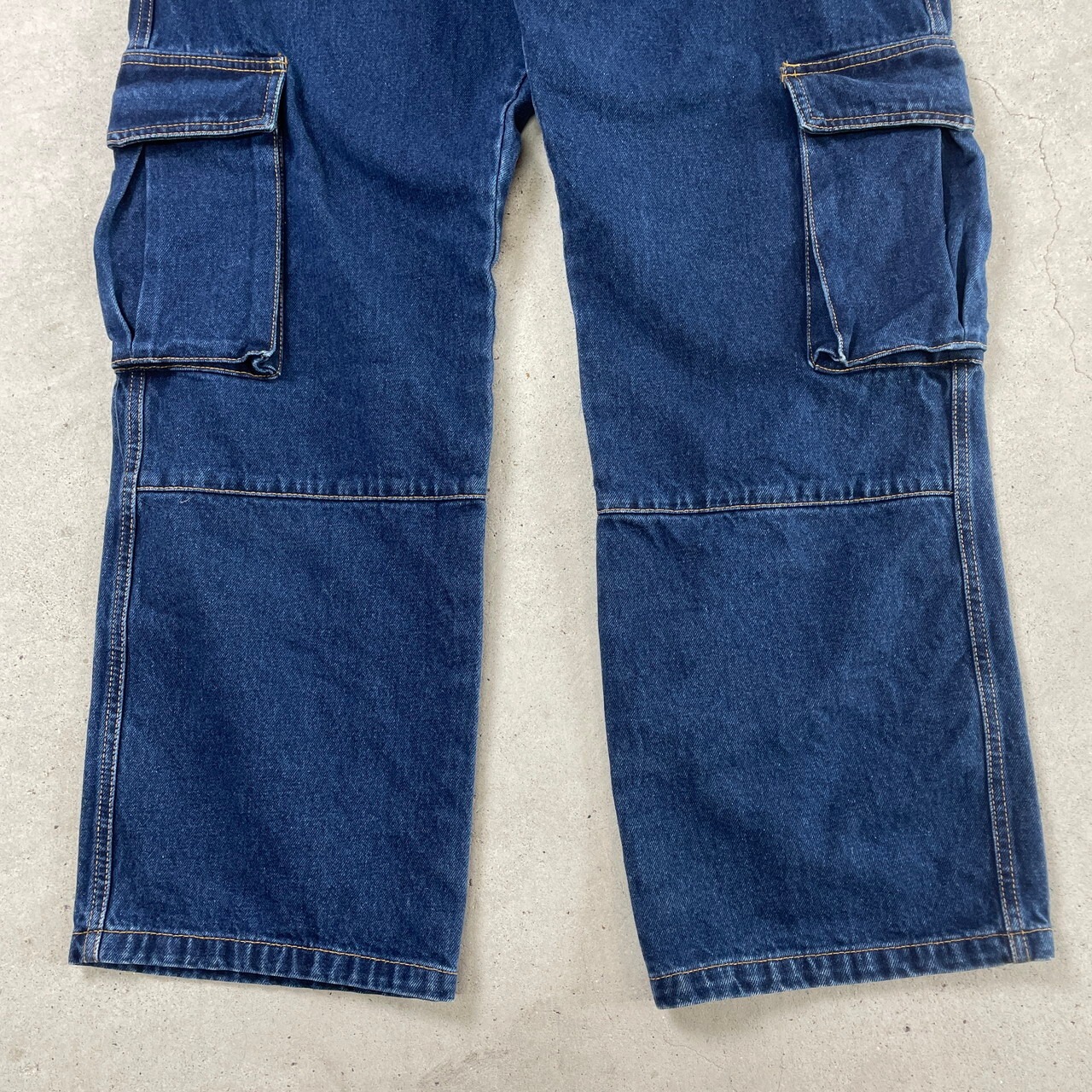 FERROCO ユーロ デニムカーゴパンツ 多ポケット メンズW36相当 古着 
