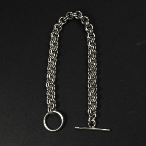 Vintage Silver Heavy Chain Bracelet [925 STERLING] Roll chain