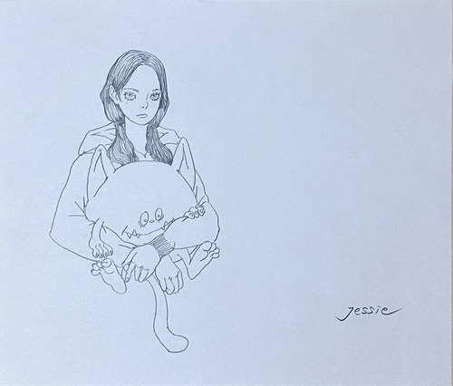 「にゃん」原画、A3カラープリントセットの商品画像3