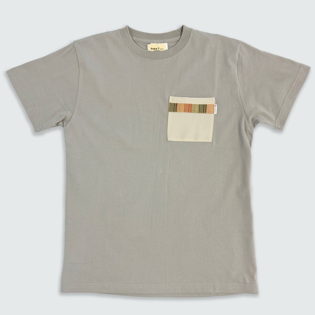 【urasoeoriポケTシャツ】ライトグレー