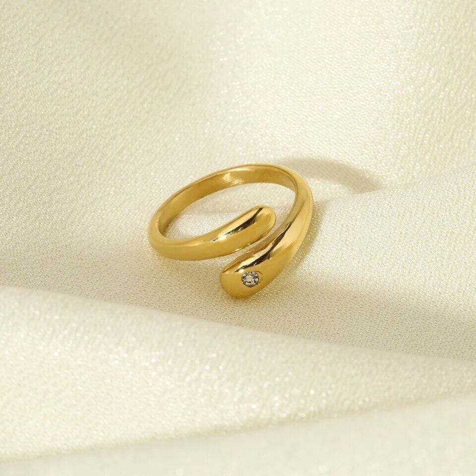 金アレ対応 ドロップオープンリング(0468)