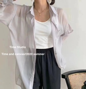 11color　シアーシャツ　AJ2205-926