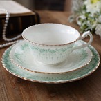LAST 英国アンティーク　サミュエルラドフォード　1880年頃　トリオ１客　カップ＆ソーサー thumbnail 1