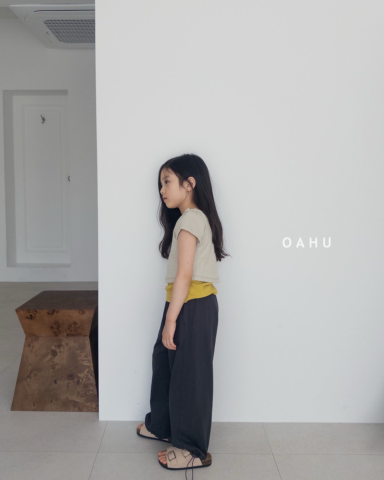 [OAHU] boat neck ribbed tee (JS/JM/JL/JXL) / [오아후] 보트넥골지티 (JS/JM/JL/JXL)